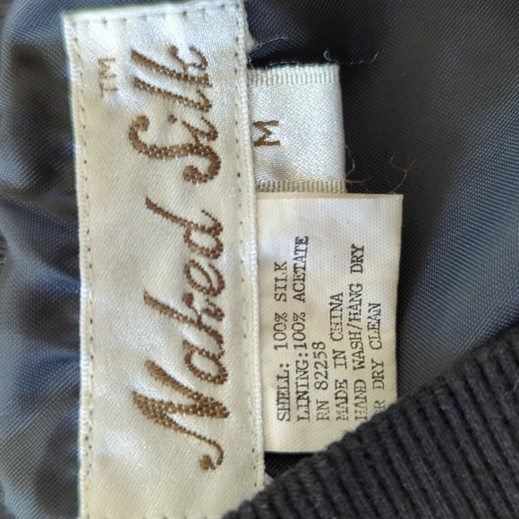 Vintage naked Silk zip up jacket - Picture 4 of 7